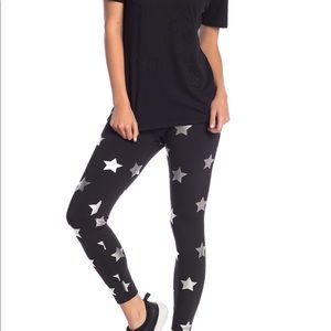 Nanette Lepore Foil Shining Star Leggings